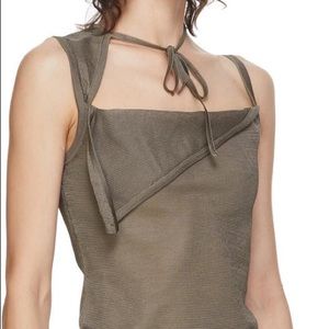 Maryam Nassir Zadeh Ivo Top Taupe Medium